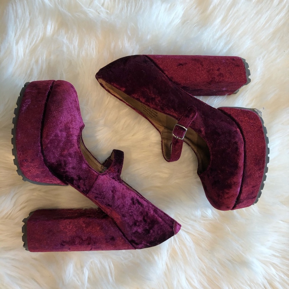 Jeffrey Campbell Platform Mary Jane Adorlee Heels